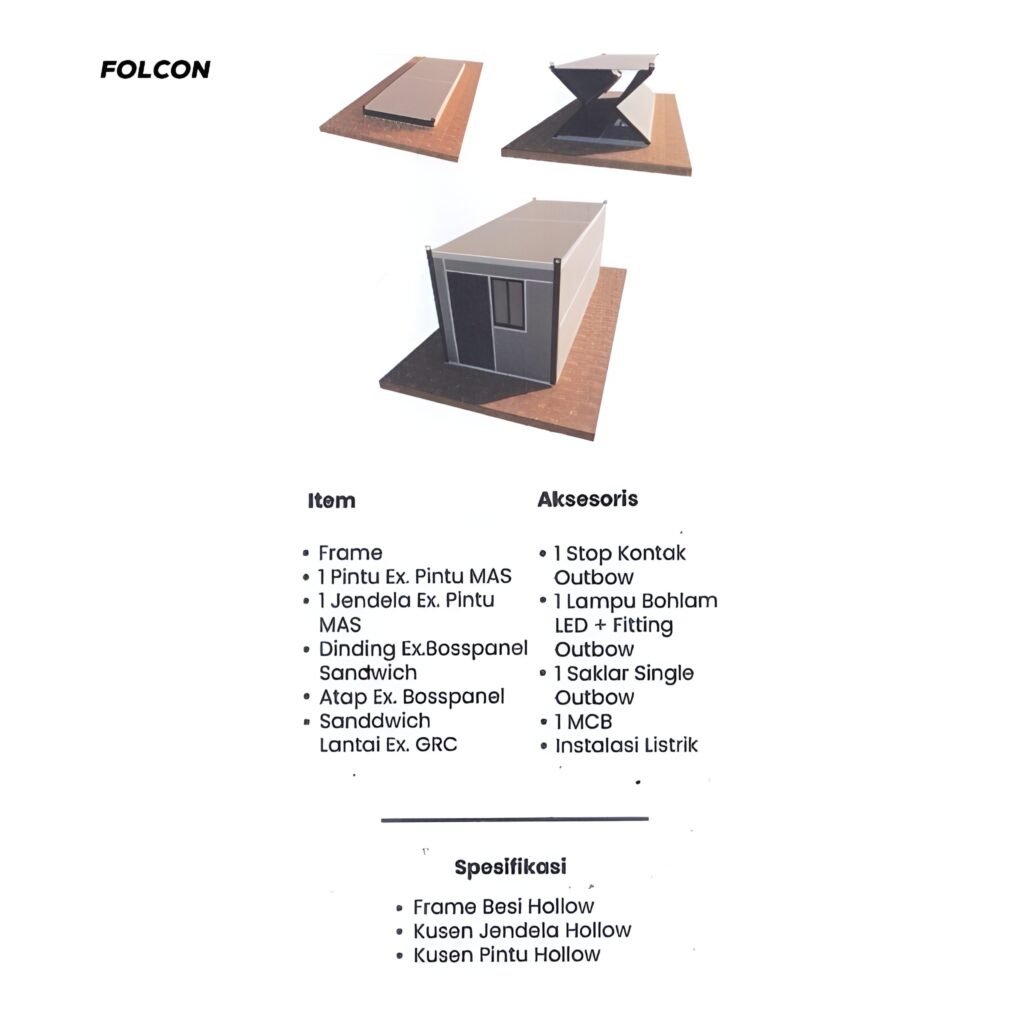 Folding Container Knockdown / Portacamp Lipat