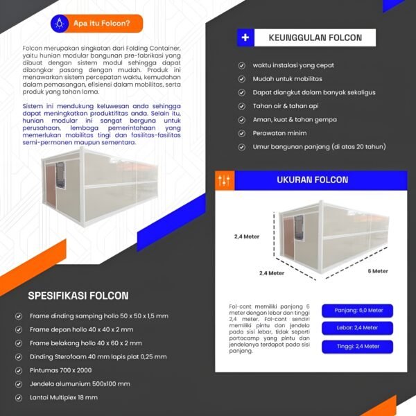 Folding Container Knockdown / Portacamp Lipat