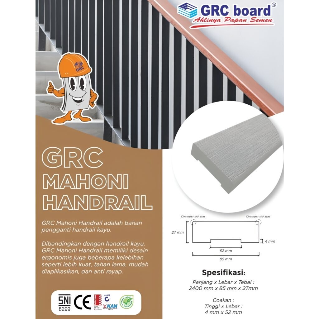GRC Mahoni Handrail