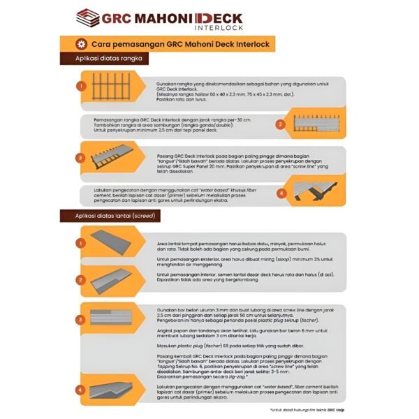 Mahoni Deck Interlock